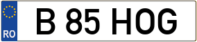 Truck License Plate